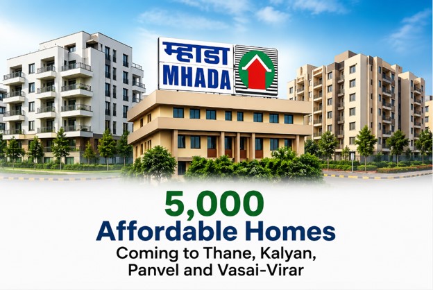 MHADA Lottery 2026: 5,000 Affordable Homes Coming to Thane, Kalyan, Panvel and Vasai-Virar